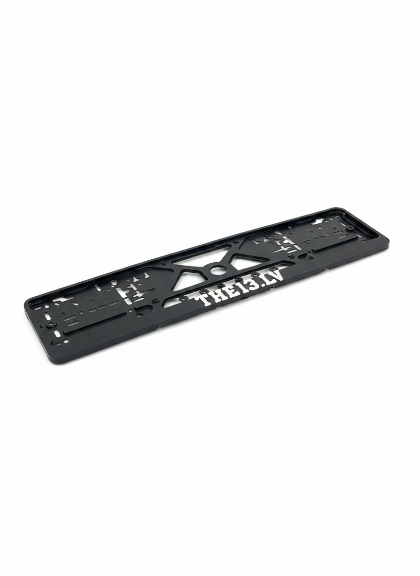 THE13 Number plate frame set 2pcs