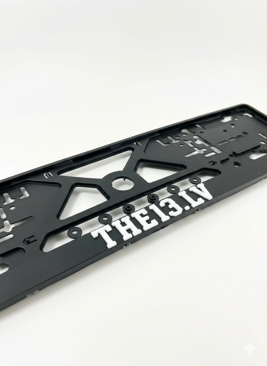 THE13 Number plate frame set 2pcs